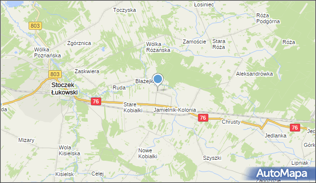 mapa Nowy Jamielnik, Nowy Jamielnik na mapie Targeo
